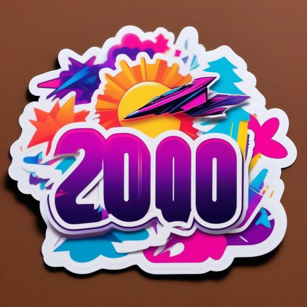 2000s sticker
